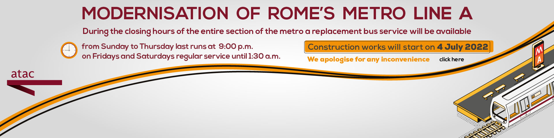 Modernisation of Rome's Metro Line A